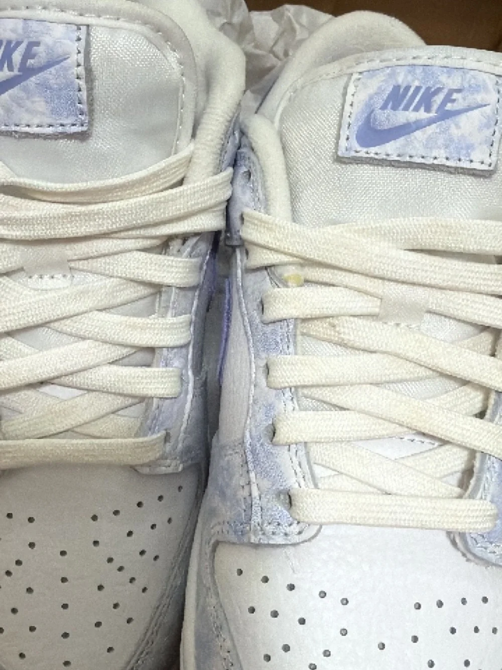 Nike Women's Low-Top Sneakers in Purple and White